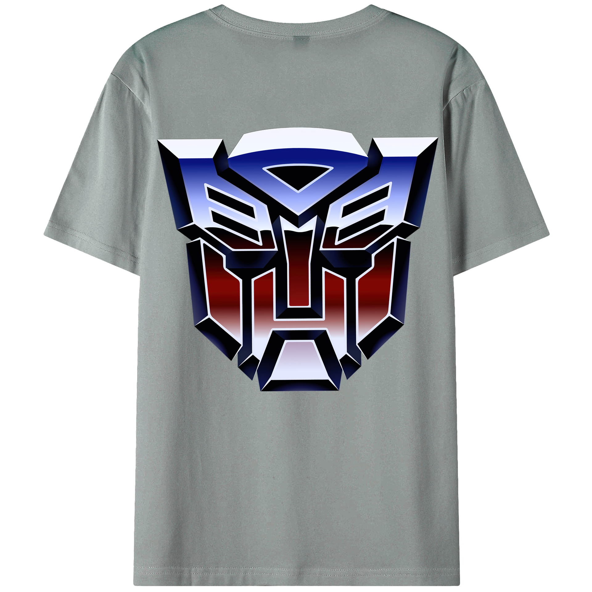 （画像用）  綿100％ メンズ半袖Tシャツ（バックプリント） 通気性
